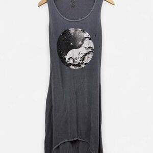Jhené Aiko x NEFF soul of summer collaboration gray tank maxi dress  size medium